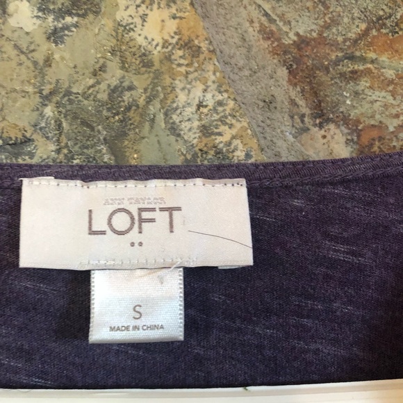 Purple summer dress by Loft - Picture 3 of 4